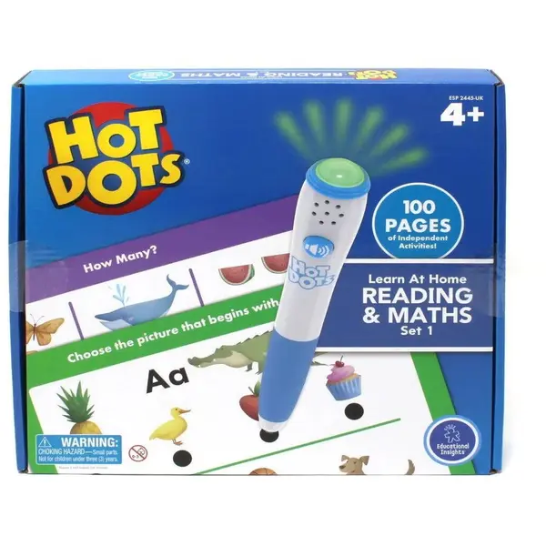 Educational Insights Set Hot Dots® - calculez si citesc in lb engleza (set 1)