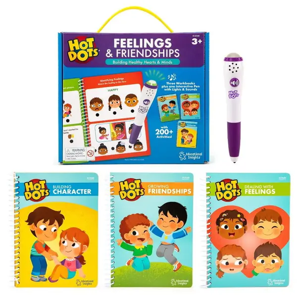 Educational Insights Set Hot Dots® - Emotii & prietenii