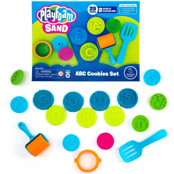 Educational Insights Set nisip kinetic prajiturele ABC - Playfoam™