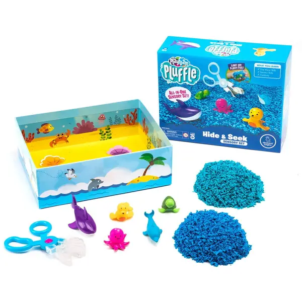 Educational Insights Spuma de modelat Playfoam Pluffle - Aventuri in ocean, varsta 3+ ani