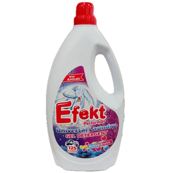 Efekt detergent rufe gel universal Active Enzim 5L, 125 spalari, efect anticalcar - Default Title