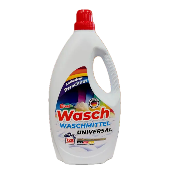 Efekt detergent rufe gel universal Wasch 5L, 125 spalari, efect anticalcar - Default Title