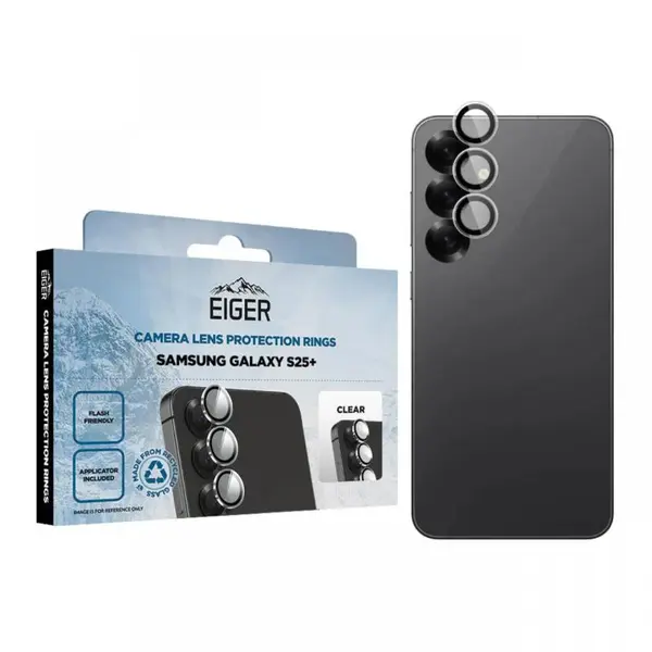 Eiger Folie Sticla Camera 3D Mountain Glass Samsung Galaxy S25 Plus Clear