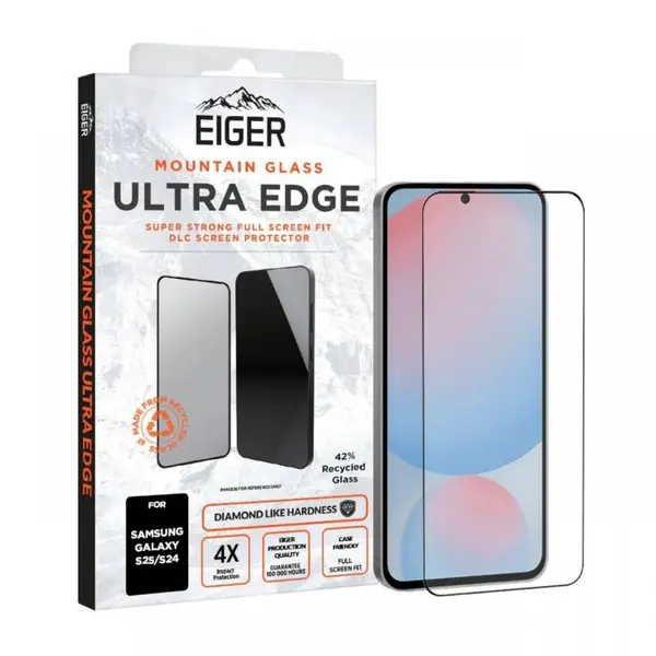 Eiger Folie Sticla Mountain Glass Ultra Samsung Galaxy S25 / S24 Clear