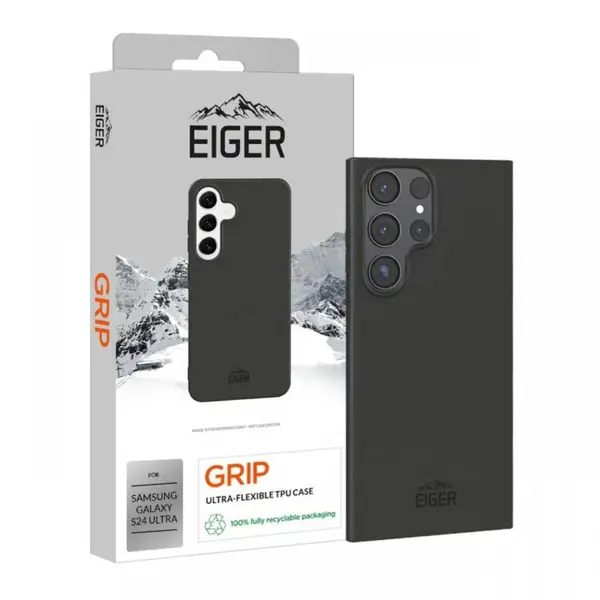 Eiger Husa Grip Case Samsung Galaxy S24 Ultra Black