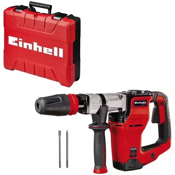 Einhell Ciocan demolator Einhell SDS Max TE-DH 12, 1050 W, 12 J, cablu alimentare 4 m + cutie transport E-Box M55, Rosu-Negru