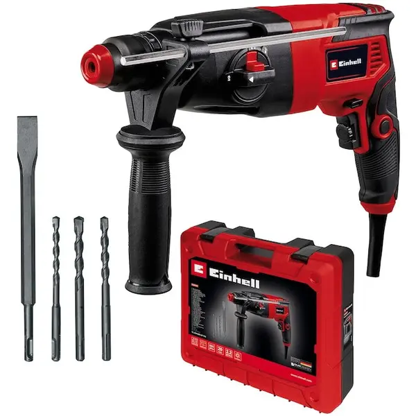 Einhell Ciocan rotopercutor Einhell TC-RH 620 4F, 620 W, 2.2J, 4 functii, accesorii