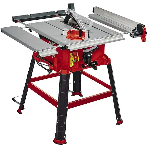 Einhell Ferastrau circular cu masa Einhell TC-TS 2225 U, 1800 W, 4250 RPM, 254 mm diametru lama, inaltimea maxima de taiere 80 mm, extensii laterale rabatabile