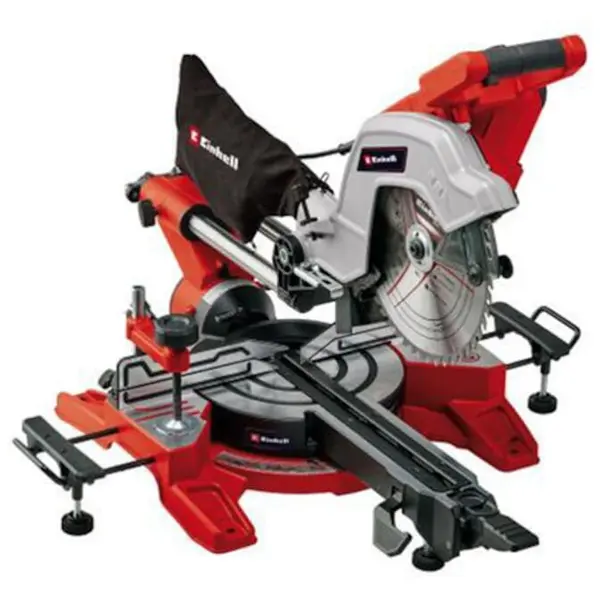 Einhell Fierastrau circular Einhell Expert TE-SM 10 L, 2100 W, panza de ferastrau Ø254 mm, latime de taiere 305 mm, adancime de taiere 85 mm, linie de taiere cu laser, inclinare a capului de ferastrau pe ambele parti