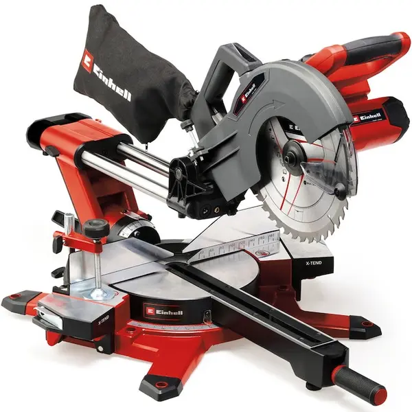 Einhell Fierastrau stationar circular pe acumulator Einhell Expert TE-SM 36/10 Li - Solo, 2x18 V, tehnologia PXC, 3800 RPM, panza 254 X 30 mm, fara acumulator/incarcator