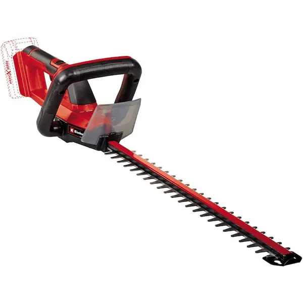 Einhell Foarfeca electrica pe acumulator pentru tuns gard viu Einhell GC-CH 18/50 Li Solo Power X-Change, 18 V, lama 50 cm, maner ajustabil, distanta dinti 17 mm, angrenaj metalic, fara acumulator si incarcator in setul de livrare
