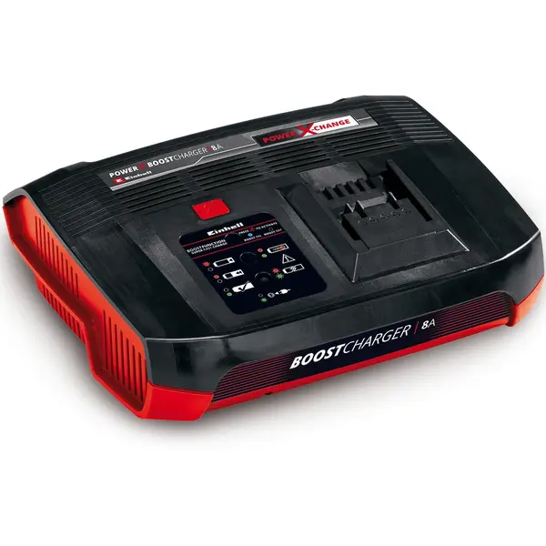 Einhell Incarcator Einhell Power X-Boostcharger 8 A Power X-Change, Li-Ion, compatibil cu acumulatorii PXC, mod boost pentru incarcare mai rapida, afisaj de stare cu 7 LED-uri