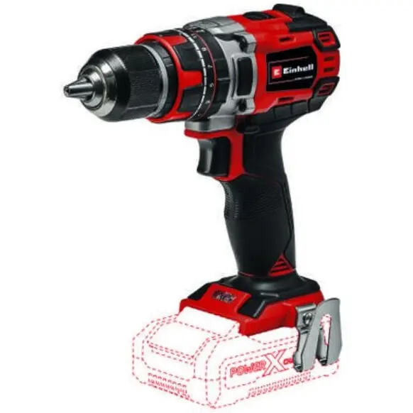 Einhell Masina de gaurit si insurubat (bormasina) cu impact pe acumulator Einhell TE-CD 18/50 Li-i BL-Solo, 18 V, tehnologie PXC, motor fara perii, 13 mm mandrina, 28.800 percutii/min, 50 Nm, fara acumulator/incarcator