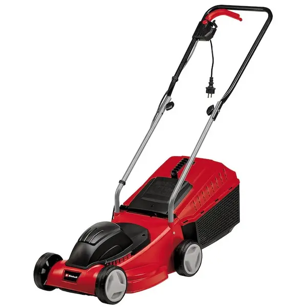 Einhell Masina de tuns gazon/iarba electrica Einhell GC-EM 1032, putere 1000 W, latime taiere 32 cm, 3 trepte de taiere, inaltime taiere 20-60 mm, sac colector 30 l