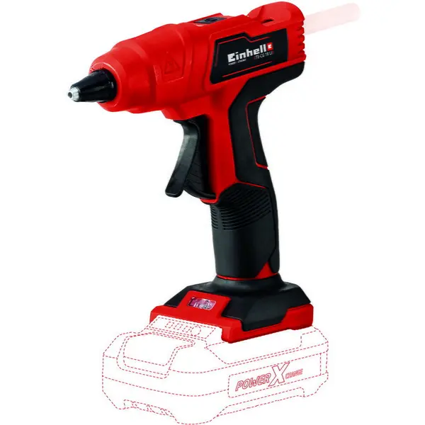 Einhell Pistol de lipit Einhell PXC TE-CG 18, Li-Solo, fara acumulator, 170 °C, 18V, baton lipire 11 mm