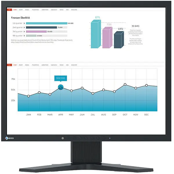 EIZO Monitor IPS LED EIZO 19 S1934H-BK, 1280 x 1024, VGA, DVI, DisplayPort, Boxe, 14 ms (Negru)