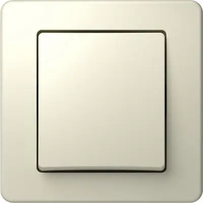 Ekonomik Buton Simplu 1P 10A IP20 Crem, TEM Modul TEM-SE11IW-B
