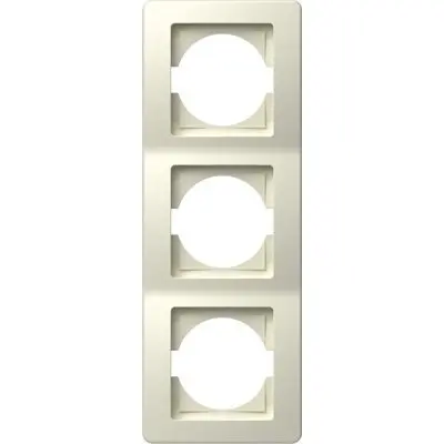 Ekonomik Rama 3P IP20 Crem, TEM Modul TEM-OE31IW-U