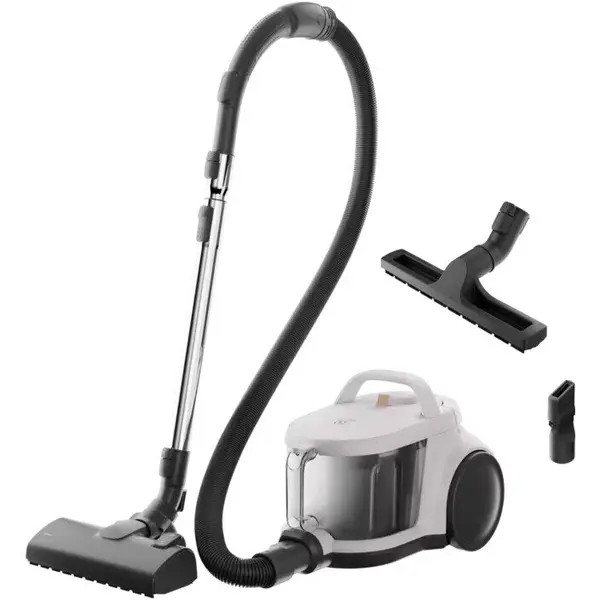 Electrolux Aspirator fara sac Electrolux Seria 500 EL51C2SW, 850W, capacitate 2L, 78dB, Alb/Negru