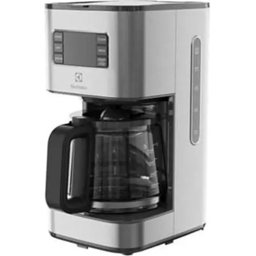 Electrolux Cafetiera Electrolux Create 5 E5CM1-6ST, 1000 W, 1,4l, selector aroma, suport filtru detasabil, Timer 24h, functie de mentinere cald 40 min, Indicator lateral nivel apa 2-10 cesti, full inox