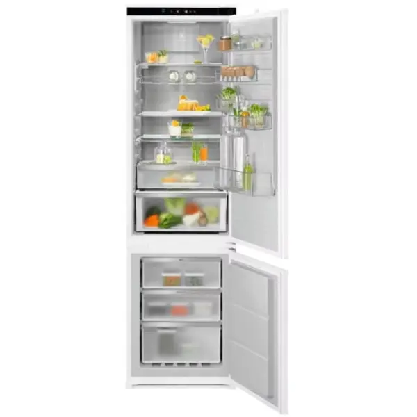 Electrolux Combina frigorifica Electrolux ENG8MD19S, 269 litri, clasa energetica D, NoFrost, 189 cm, Alb