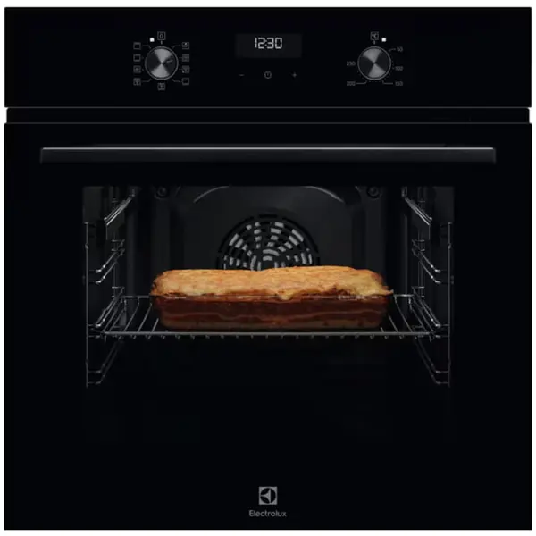 Electrolux Cuptor incorporabil Electrolux, Electric, 65 l, Timer, Grill, Clasa A, Sticla neagra