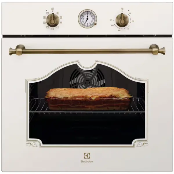 Electrolux Cuptor incorporabil Electrolux EOA5220FOV, Electric, 72 l, Autocuratare catalitica, Timer, Grill, Clasa A, Crem-Auriu