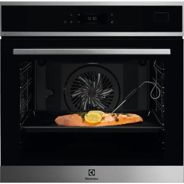 Electrolux Cuptor incorporabil Electrolux EOB8S39WX, Electric, 70 l, Autocuratare cu abur, Grill, Afisaj digital, Touch control, SteamBoost, Inox-Negru