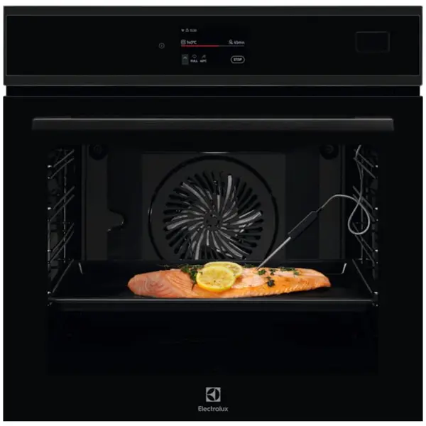 Electrolux Cuptor incorporabil Electrolux EOB9S3XH, 70 l, Gatire cu abur (PS2), Conectivitate WI-FI, TFT Activ (Supex4), 139 programe, Grill, Control touch, Clasa A++, Sticla neagra cu insertie metalica