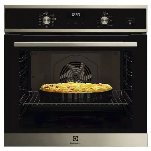 Electrolux Cuptor incorporabil Electrolux EOD5F71X, electric, SteamBake, 2990 W, capacitate 72 l, Clasa A, Gri / Inox