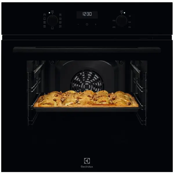 Electrolux Cuptor incorporabil Electrolux EOD5H70BZ, Electric, 65 l, AquaClean, 9 functii, Conectivitate Wi-fi, SteamBake, Grill, Clasa A, Negru