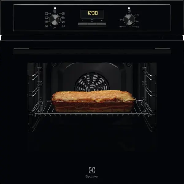 Electrolux Cuptor incorporabil Electrolux EOF3H50BK, Electric, 65 l, 9 programe, Convectie, SourroundCook, Grill, Clasa A, Negru