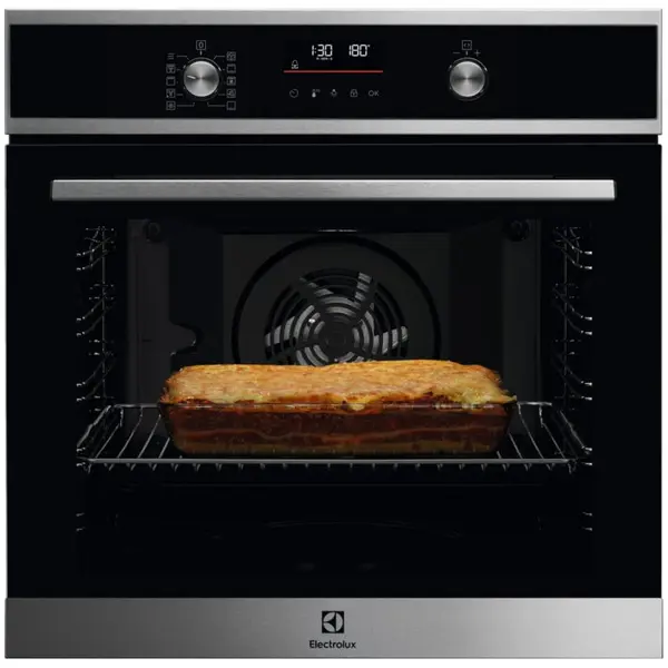 Electrolux Cuptor incorporabil Electrolux EOF6P76X2, Electric, 72 l, Autocuratare pirolitica, SurroundCook, Grill, Timer cu display electronic, Clasa A+, Inox