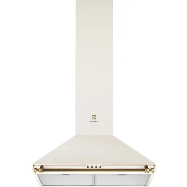 Electrolux Hota incorporabila decorativa Electrolux EFC226V, Putere de absorbtie 420 mc/h, 1 motor, 60 cm, Alb rustic