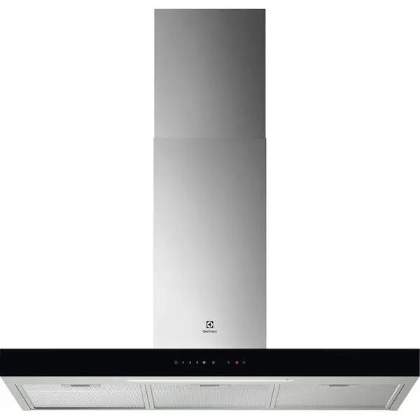 Electrolux Hota incorporabila decorativa Electrolux LFT829X, Control electronic, Putere de absorbtie 730 mc/h, Conectivitate plita, Functie Breeze, Iluminare LED, 90 cm, Inox