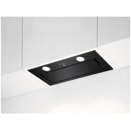 Electrolux Hota incorporabila Electrolux LFG716R, Putere de absorbtie 700 mc/h, Conectivitate plita, Iluminare LED, Clasa A, 54 cm, Negru mat
