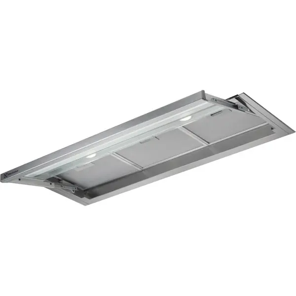 Electrolux Hota incorporabila telescopica Electrolux LFP539X, Putere de absorbtie 600 mc/h, 1 motor, Filtre aluminiu lavabil, 90 cm, Inox