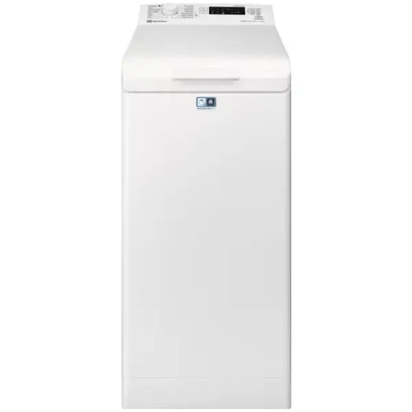 Electrolux Masina de spalat rufe cu incarcare verticala Electrolux EW2TN5261FE, 6 kg, 1200 rpm, Clasa D, Tehnologie AutoSense, Display LED. Alb