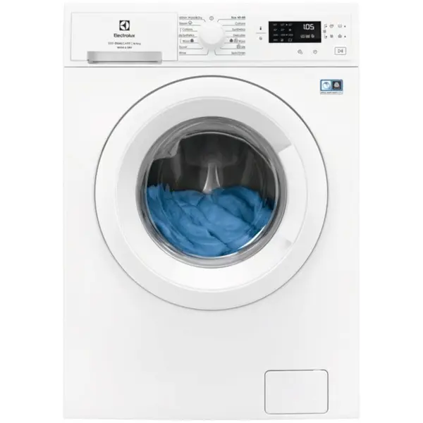 Electrolux Masina de spalat rufe cu uscator ELECTROLUX EW5W468WE, 8 + 4 kg, 1600 rpm, Clase A/D, motor Inverter, display LED, DualCare+SensiCare+SteamRefresh, 60 ' spalare +uscare 1 kg rufe,Abur, TimeManager, Uscare temporizata/automata, Adancime totala