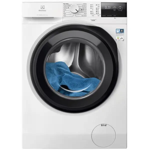 Electrolux Masina de spalat rufe Electrolux, 8 kg, 1400 rpm, Clasa A, Motor Inverter cu MagnetPermanent, Display LED, SensiCare, TimeManager, Alb