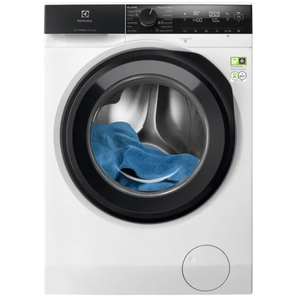 Electrolux Masina de spalat rufe Electrolux Ecoline EW8F4484EU, 8 kg, 1400 rpm, Motor Inverter, Clasa A, Display LED, SeamCare, SensiCare, TimeManager, Alb