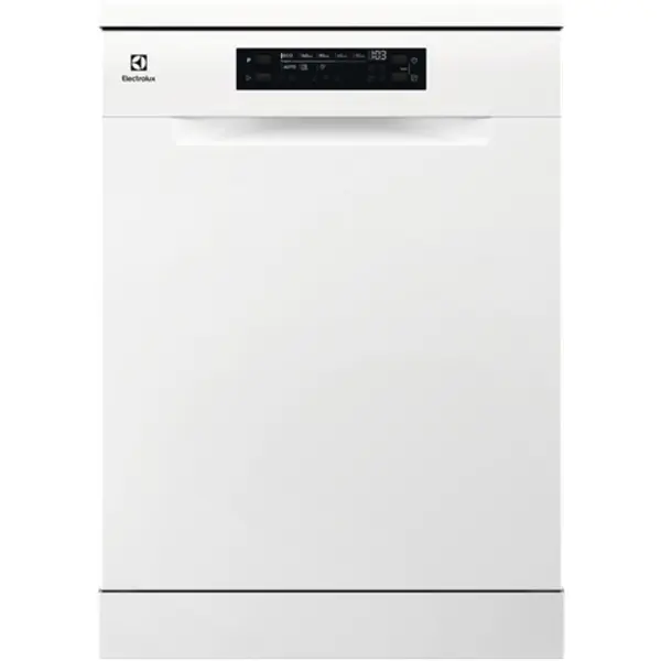 Electrolux Masina de spalat vase Electrolux ESA47310SW, 13 seturi, 8 programe, Afisaj digital, Clasa D, Motor inverter, 60 cm, Alb