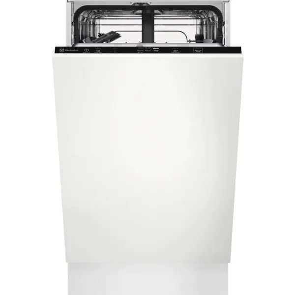 Electrolux Masina de spalat vase incorporabila Electrolux EEA22100L, 9 seturi, 6 programe, 45 cm, Clasa F, panou comanda negru