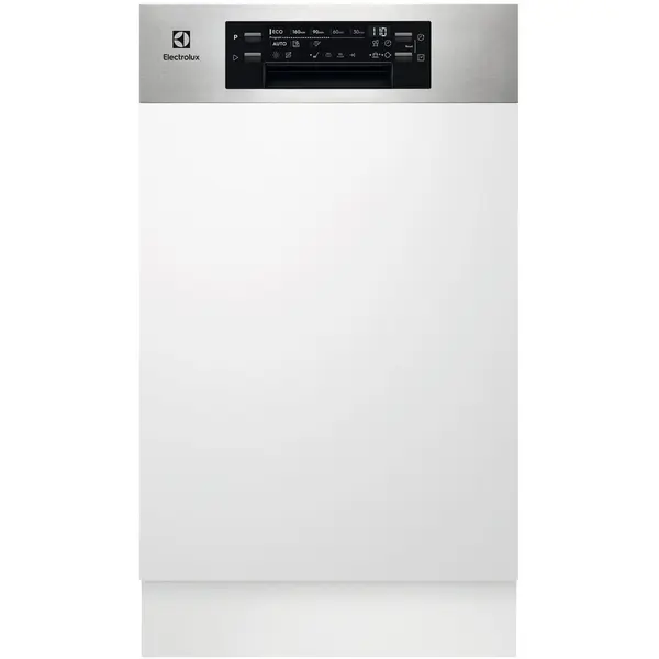 Electrolux Masina de spalat vase incorporabila Electrolux EES42210IX, 9 seturi, 8 programe, Clasa E, Motor Inverter, AirDry, SatelliteClean, ExtraHygiene, 45 cm, Alb
