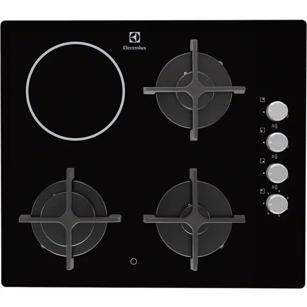 Electrolux Plita electrica incorporabila ELECTROLUX EGE6182NOK, plita mixta, 60 cm, 4 zone de gatit, Negru