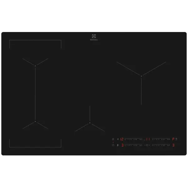 Electrolux Plita incorpolabila Electrolux EIV83443CT, inductie , 4 zone de gatit, Timer electronic, Conectivitate hota, Booster, Rezistenta sporita la zgarieturi, 70 cm, Culoare negru mat
