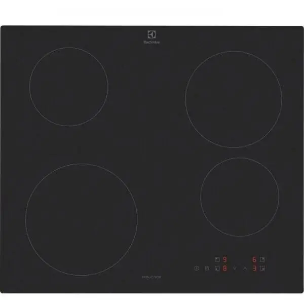 Electrolux Plita incorporabila cu inductie Electrolux LIB60420CL, 4 zone de gatit, 60 cm, Booster, Touch control, Negru mat