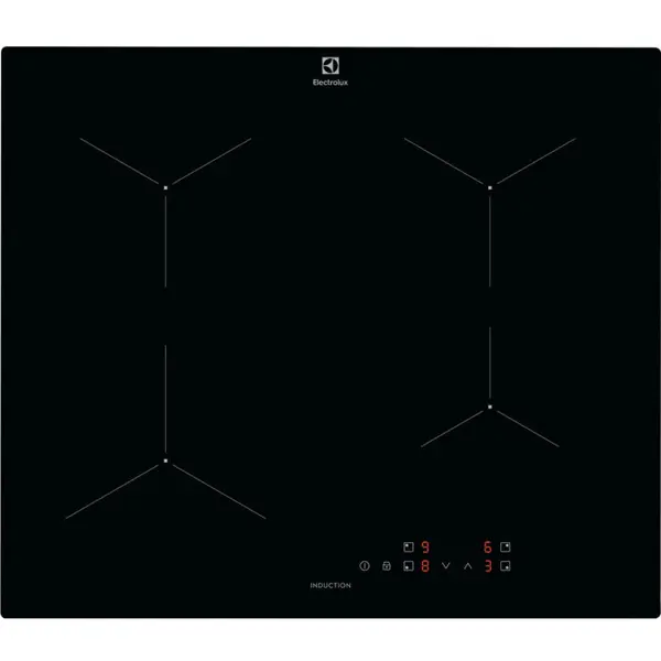Electrolux Plita incorporabila Electrolux LIL61424C, Inductie, 4 zone de gatit, Booster, Control touch, Child lock, 60 cm, Negru