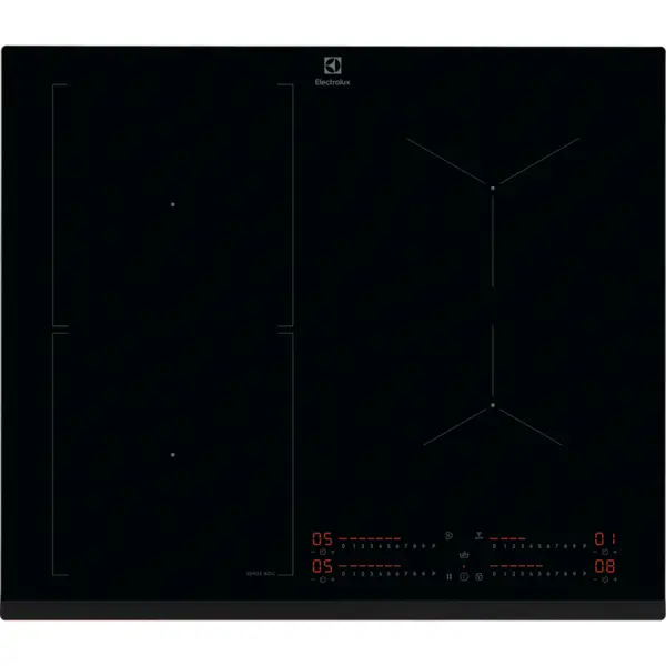 Electrolux Plita incorporata cu inductie Electrolux EIS62453 SenseBoil, Hob2Hood, 60 cm, Negru