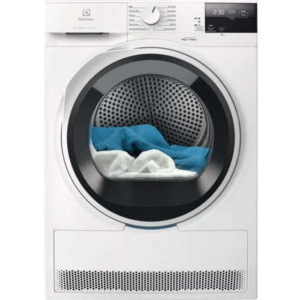 Electrolux Uscator de rufe cu pompa de caldura Electrolux EW6D284YP, 8 kg, clasa A++, Alb